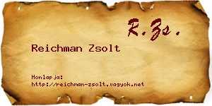 Reichman Zsolt névjegykártya