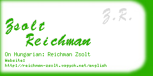 zsolt reichman business card